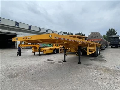 3 Dingil Düz Yataklı Yarı Römork